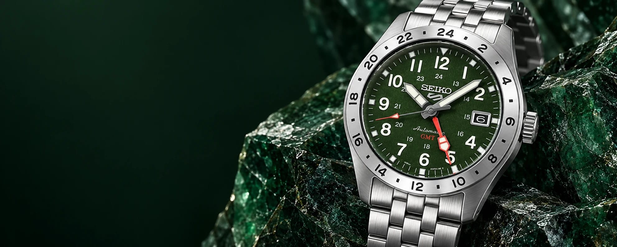 SEIKO saat koleksiyonu için gerçek katalog modeli referanslı marka bannerı